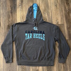 North Carolina Tar Heels Gray & Carolina Blue Stadium Hoodie Mens XL